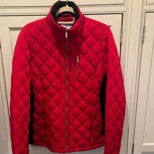 Calvin Klein Red Quilted Jacket